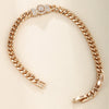 Women's Hiphop Bracelet Copper Zinc Alloy Gold Plated With Zircon Flower Geometric Pattern