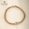 Women's Hiphop Bracelet Copper Zinc Alloy Gold Plated With Zircon Flower Geometric Pattern