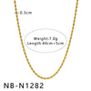 Women's Hollow Ball Chain Multilayer Summer Clavicle Chain Stainless Steel Necklace With Leaf Rhombus Star Geometric Pattern Furnace Vacuum Plating 18K