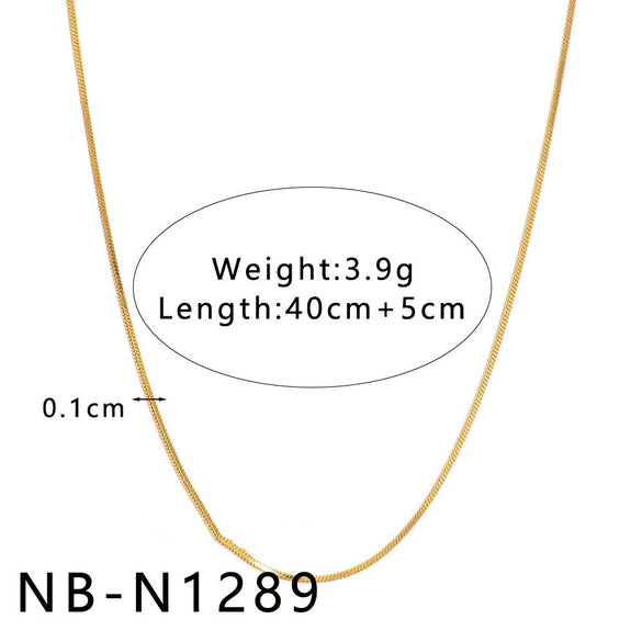 Women's Hollow Ball Chain Multilayer Summer Clavicle Chain Stainless Steel Necklace With Leaf Rhombus Star Geometric Pattern Furnace Vacuum Plating 18K