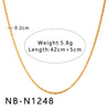 Women's Hollow Ball Chain Multilayer Summer Clavicle Chain Stainless Steel Necklace With Leaf Rhombus Star Geometric Pattern Furnace Vacuum Plating 18K