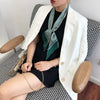 Women's Houndstooth Simulation Silk Long Rectangle Ribbon Scarf Thin Narrow Decorative Hair Band Small Scarf For Four Seasons
