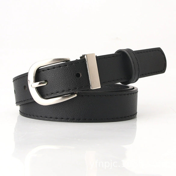 Women's Imitation Leather Allmatch Decorative Belt For Girls And Students