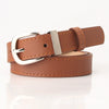 Women's Imitation Leather Allmatch Decorative Belt For Girls And Students