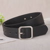 Women’s Imitation Leather Belt With Alloy Pin Buckle Simple Versatile Fashion Decorative Waist Belt For Pants