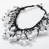 Women's Imitation Pearl Geometric Multilayer Handmade Necklace Choker Clavicle Chain