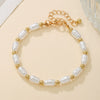 Women's Imitation Pearl Handmade Star Shaped Bracelet Little Fragrance Style Versatile Daily Simple Adjustable