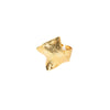 Women's Irregular Geometric Titanium Steel Electroplated Ring
