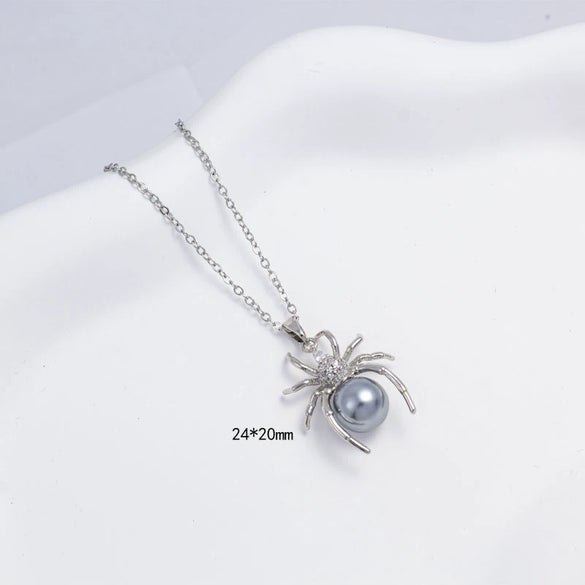 Women's Jewelry Copper Necklace With Animal Zodiac Mixed Gemstone Setting Electroplated Pendant