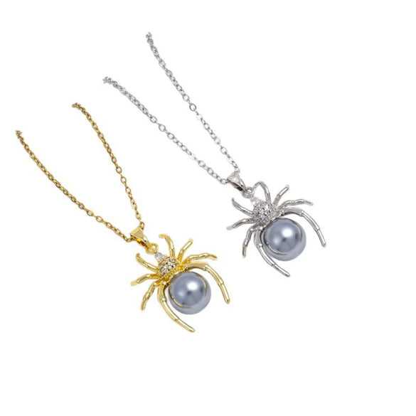 Women's Jewelry Copper Necklace With Animal Zodiac Mixed Gemstone Setting Electroplated Pendant