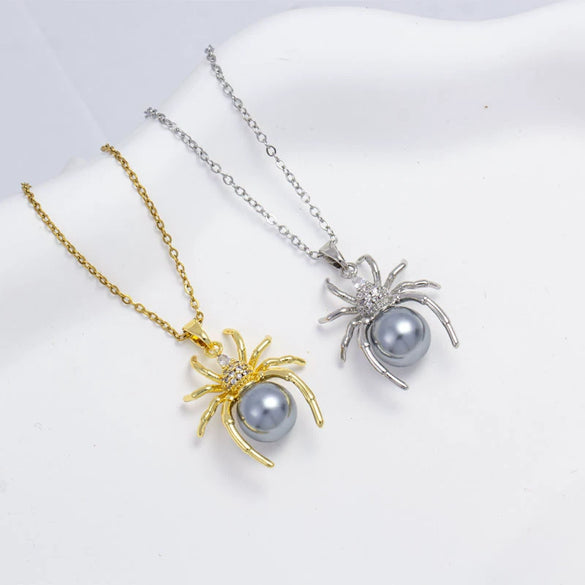 Women's Jewelry Copper Necklace With Animal Zodiac Mixed Gemstone Setting Electroplated Pendant