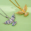 Women's Jewelry Copper Pendant Necklace With Angel Wings Animal Zodiac Pattern 18K Gold Plated Light Luxury Style