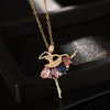 Women's Jewelry Copper Titanium Steel Ochain Pendant Necklace With Electroplating Design