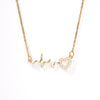 Women's Jewelry Copper Twisted Chain Electroplated Electrocardiogram Clavicle Chain Niche Small Waist Chain Simple Elegant Trendy