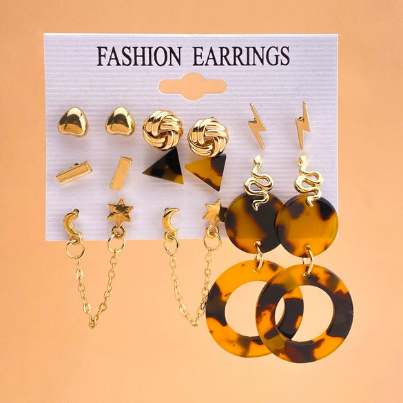 Women's Jewelry Crystal Alloy Retro Natural Style Butterfly Microinlay Earrings