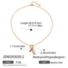 Women's Jewelry Freshwater Pearl Titanium Steel Geometric Retro Necklace With Electroplating
