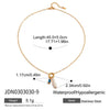 Women's Jewelry Freshwater Pearl Titanium Steel Geometric Retro Necklace With Electroplating