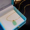 Women's Jewelry Geometric Light Luxury Style Titanium Steel And Copper Necklace With Electroplating Treatment