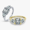 Women's Jewelry S925 Silver Square Geometric Classic Ring With Luxury Style And Seiko Design
