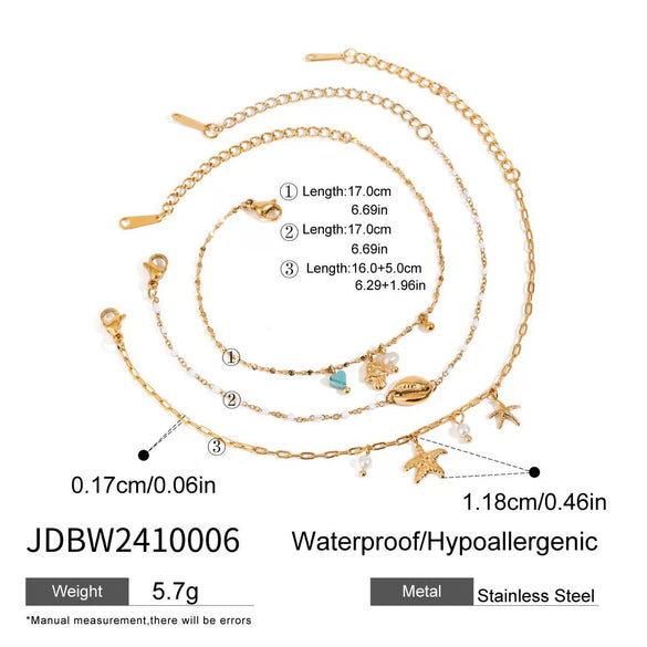 Women's Jewelry Set Stainless Steel And Titanium Steel With Animal Pattern And Electroplating Earrings Necklaces And Hand Accessories