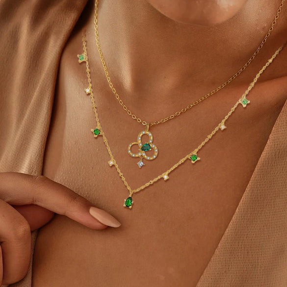 Women's Jewelry Set With S925 Sterling Silver Snake Pattern And Zircon Inlay