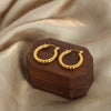 Women's Jewelry 316L Stainless Steel Gold Plated Twisted O Shaped Geometric Style