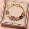 Women's Jewelry Zinc Alloy Fivepointed Star Leopard Print Handmade Electroplated Bracelet