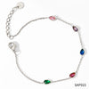 Women's Klein Blue Stainless Steel Water Drop Zircon Bracelet With Electroplating For Autumn And Winter Simple High End Sense