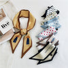 Women's Korean Style Polyester Silk Feel Narrow Long Scarf Ribbon Streamer Bag Decoration For Spring And Fall