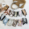 Women's Korean Style Polyester Silk Feel Narrow Long Scarf Ribbon Streamer Bag Decoration For Spring And Fall