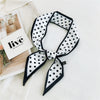 Women's Korean Style Polyester Silk Feel Narrow Long Scarf Ribbon Streamer Bag Decoration For Spring And Fall