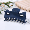 Women's Large Geometric Resin Hair Claw Clip With Hollow Design And Painted Finish For Ponytail Updos