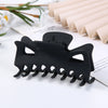 Women's Large Geometric Resin Hair Claw Clip With Hollow Design And Painted Finish For Ponytail Updos