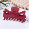 Women's Large Geometric Resin Hair Claw Clip With Hollow Design And Painted Finish For Ponytail Updos