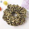 Women's Large Solid Color Satin Rabbit Ear Hair Scrunchie Handmade Cloth Hair Tie Fashion Hair Accessory