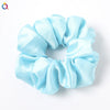 Women's Large Solid Color Satin Rabbit Ear Hair Scrunchie Handmade Cloth Hair Tie Fashion Hair Accessory