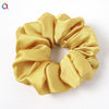 Women's Large Solid Color Satin Rabbit Ear Hair Scrunchie Handmade Cloth Hair Tie Fashion Hair Accessory