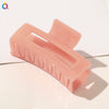 Women's Large Square Cutout Hair Claw Clip Handmade Natural Ponytail Holder Shark Clip For Everyday Styling