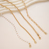 Women's Layered Bead Chain Necklace With Geometric Design And Electroplated Iron Fashion Jewelry