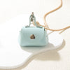 Women's Leather Coin Purse Pendant Necklace Alloy Pendant Geometric Pattern Handmade