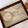 Women's Leather Y2k Geometric Bow Handmade Hair Rope Necklace Accessories