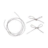 Women's Leather Y2k Geometric Bow Handmade Hair Rope Necklace Accessories