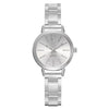 Women's Leisure Alloy Band Round Dial Quartz Watch With Rose Gold Pin Buckle