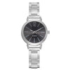 Women's Leisure Alloy Band Round Dial Quartz Watch With Rose Gold Pin Buckle