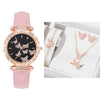 Women's Leisure Alloy Case Imitation Leather Strap Round Dial Wrist Watch