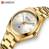 Women's Leisure Alloy Case Stainless Steel Band Round Dial Watch
