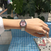 Women's Leisure Alloy Case Stainless Steel Strap Round Dial Quartz Watch
