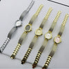 Women's Leisure Bracelet Watch Alloy Case Stainless Steel Strap Oval Dial