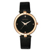 Women's Leisure Fashion Watch Zinc Alloy Case Pu Strap Round Dial Horseshoe Buckle Waterproof