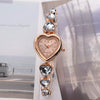 Women's Leisure Heartshaped Alloy Case Quartz Watch